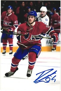 Ryan Johnston Autographed 4x6 Color Photo Montreal Canadiens #89 E