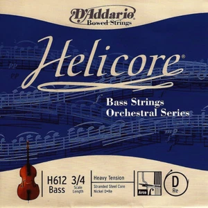 D'Addario H612 3/4H Helicore Orchestral Series Double Bass D String 3/4 Scale - Picture 1 of 3