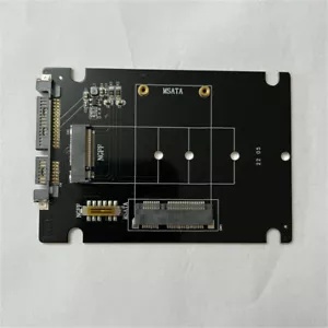 2 IN 1 MSATA to SATA NGFF M.2 To SATA3 Converter Adapter Card SSD Disk For PC - Picture 1 of 6
