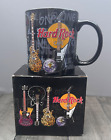 Hard Rock Cafe London Black souvenir Mug Guitar Design Save The Planet Boxed