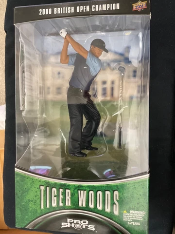 Tiger Woods  2000 British Open Champion & Tiger Woods III + British Open Flag UD Cover