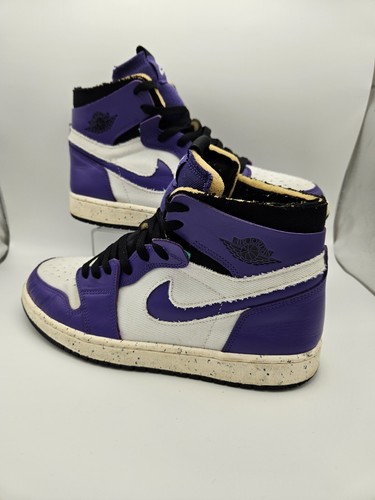 Jordan 1 High Zoom Air CMFT 'Crater Purple' CT0978 501 taglia UK 9