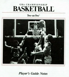 GBA Championship Basketball Two-on-Two Player's Guide Notes Instruction booklet - Picture 1 of 3