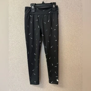 Nike Girls Size 6X Essential Dri-Fit Logo Leggings lightweight athletic - Picture 1 of 6
