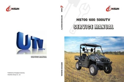 HiSun HS700 HS600 HS500 UTV Service Manual | CD OR USB
