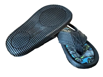 NWT Toddler Boys Black Capelli Shark Snack Sandals, 4 - Image 1 of 4