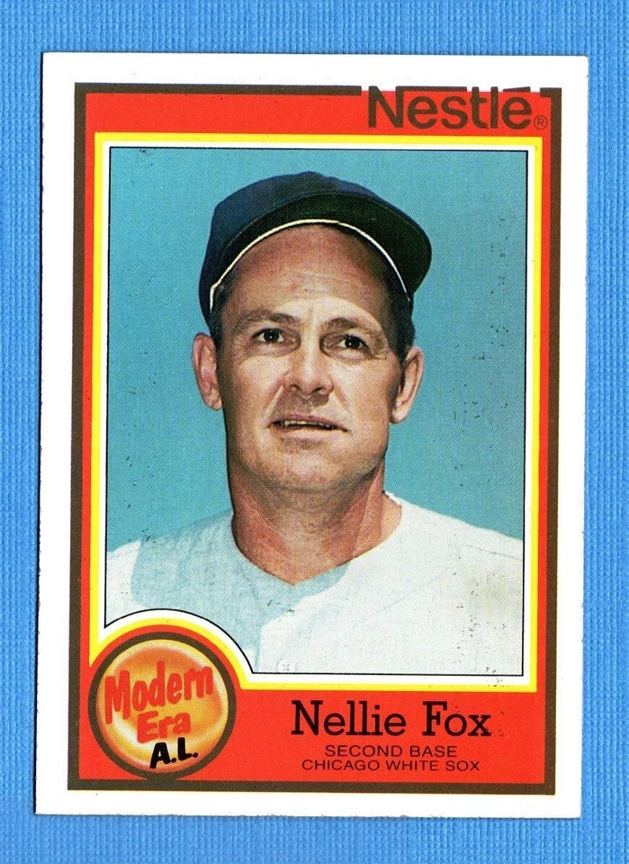 1987 Nestle Dream Team #13 Nellie Fox Chicago White Sox - Image 1 of 1