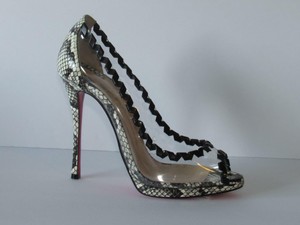 clear louboutin pumps