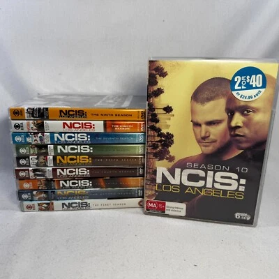 NCIS Лос-Анджелес полный сезоны 1-10 DVD PAL регион 4 AU/NZ бесплатная доставка - Изображение 1 из 4