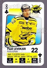 2011-12 Finnish SM LIIGA Playing Card #47 Pauli Levokari