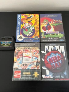 Sega Mega Drive - Games Lot - NBA Jam, Lemmings, Bomberman, Olympic Gold - Picture 1 of 14