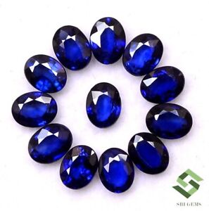 4x3 mm Natural Blue Sapphire Oval Cut Lot 14 Pcs 2.94 CTS Calibrated Loose Gems