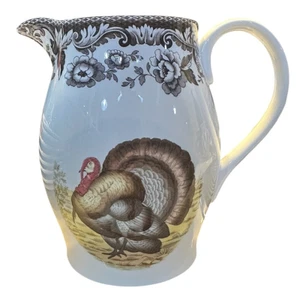 SPODE WOODLAND TURKEY LARGE PITCHER 56OZ 3.5 PINT JUG - Picture 1 of 8