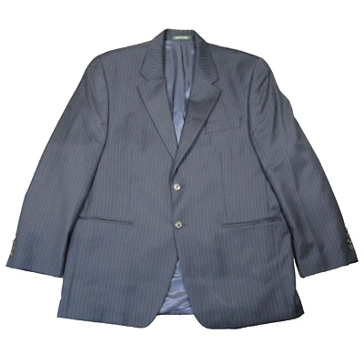 Blazer Traje Chaqueta Lauren Ralph Lauren Hombres 44R Azul Marino Rayas Lana Abrigo Deportivo Foto 1 de 4