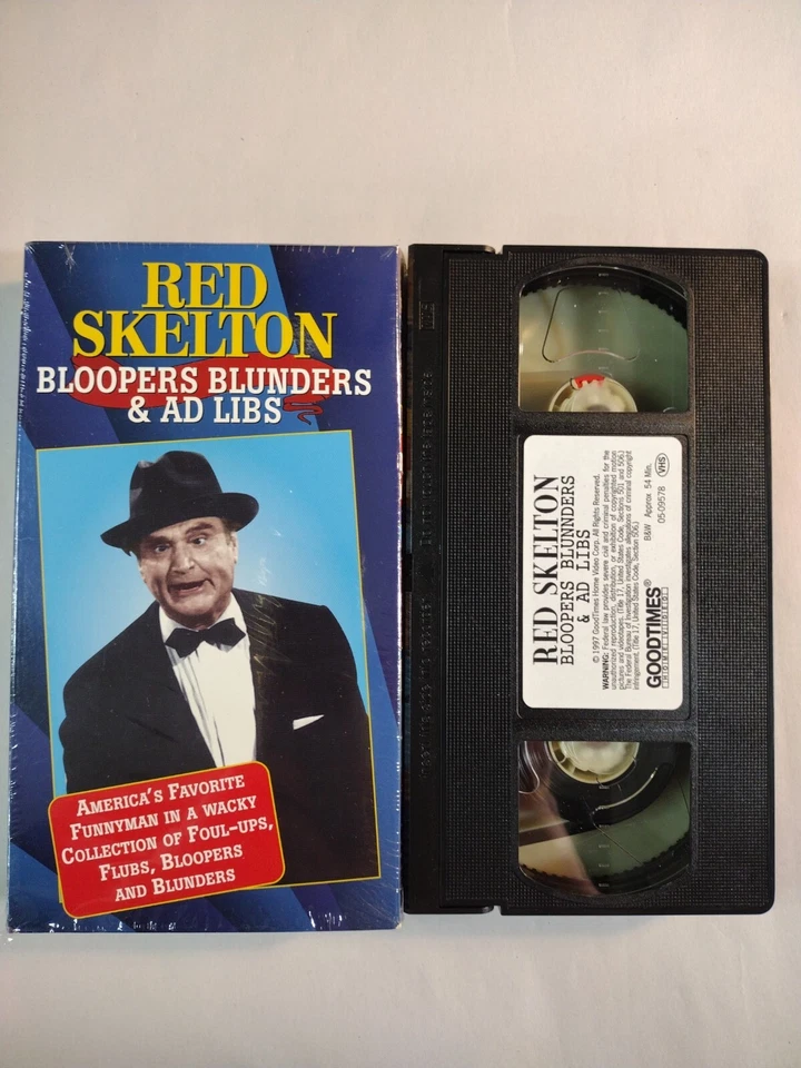 Red Skelton Bloopers Blunders Ad Libs VHS 1995 - Image 1 of 1