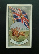 Rare Allens Ltd Australia Card Sports & Flags of Nations 1936 India Polo