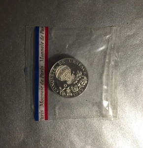 10 FRANCS 1983 PIEFORT CONQUETE DE L'ESPACE FRANCE SILVER COIN. - Picture 1 of 2