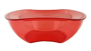 Tupperware Peach Domino Fruit Snack Server Kitchen Fridge Storage Container 1.2L - Picture 1 of 6