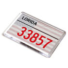 FRIDGE MAGNET - Lorida, 33857 - US Zip Code