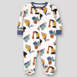 Lamaze Baby Boys' Organic Cotton Construction Sleep N' Play - Yellow 6M - Picture 1 of 1