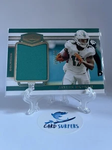 2021 Panini Chronicles Plates & Patches Jaylen Waddle /399 RC Dolphins - Picture 1 of 3