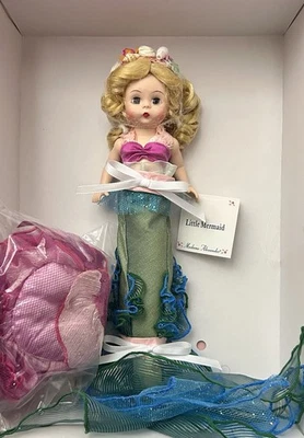 罕见 2010 年亚历山大夫人 8 英寸娃娃,小美人鱼 51955,NIOB 带标签和 Reg 卡 — 第 1/4 张图片