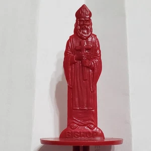 1960 CHESS 4 Bishop Buried Treasure Plastic Ice Cream Stick maroon color - Picture 1 of 2