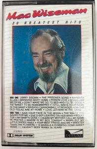 20 Greatest Hits of Mac Wiseman (Highland Twin Pak Cassette like new) - Picture 1 of 3