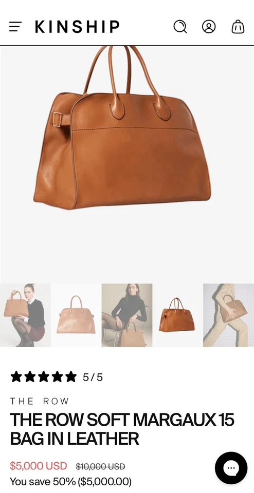 BOLSO THE ROW SOFT MARGAUX 15 EN CUERO, CUIR Foto 1 de 4