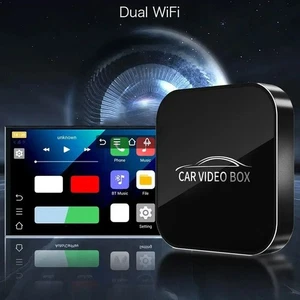With Netflix/YouTube Wireless CarPlay Adapter 4in1 Multimedia Adapter Car - Picture 1 of 12