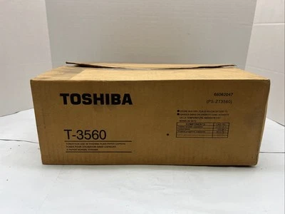 TONERS TOSHIBA GENUINOS T3560 NEGROS 4EA/CT (MASTER CTN DE 4) 3560/3570/4560/4570  Foto 1 de 3