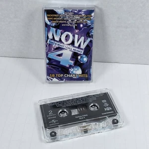 NOW That's What I Call Music 4 Cassette Tape 90s Nostalgia Y2K Vintage Blink 182 - Imagen 1 de 9