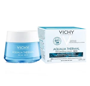 VICHY Aqualia Thermal Rich Hydrating Moisturiser 50ml - Picture 1 of 3