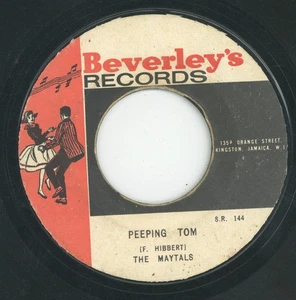 " PEEPING TOM." the maytals. BEVERLEY'S RECORDS 7in 1970. - Bild 1 von 2