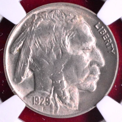 NGC MS-64! 1929 BUFFALO NICKEL - Image 1 of 3