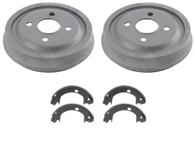 Задние тормозные барабаны и тормозные колодки с 4 заклепками для Dodge Neon 1995 1996 1997 годов выпуска - Изображение 1 из 4
