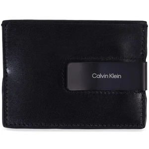 CALVIN KLEIN - Portacarte nero con mini logo per uomo - Imagen 1 de 1