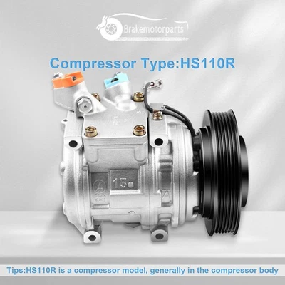 A/C AC Compressor For Toyota Corolla 1.8L 1998 1999 2000-2002 - Image 1 of 4