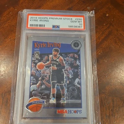 Kyrie Irving Trib inserto #290 Nets - 2019 Panini NBA Hoops Premium Stock PAS10  Foto 1 de 2