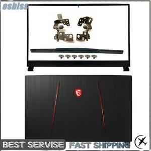 LCD Back Cover / Front Bezel /Hinges For MSI GE75 Raider 8SG 8SF 8RE 8RF MS-17E1 - Afbeelding 1 van 18