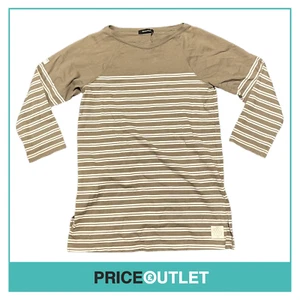Undercover - Womens Grey and White Striped Long Sleeve Top - Size 2 - BRAND NEW - Picture 1 of 3