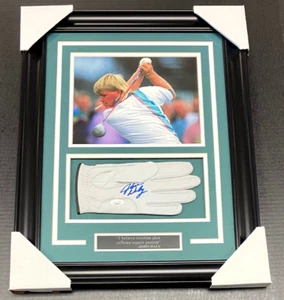 JOHN DALY AUTOGRAPHED SIGNED GOLF GLOVE SMOKING 8x10 FRAMED PHOTO JSA COA - Picture 1 of 3