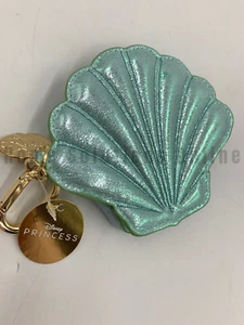 Bath & Body Works Disney Princess Ariel Mermaid Sea Shell Coin Purse Blue #7014E - Picture 1 of 3