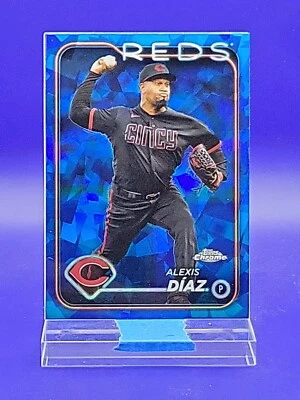 Alexis Diaz 2024 Topps Chrome Sapphire Edition 🔥 Reds - Image 1 of 2