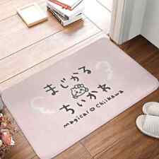 Chiikawa Non-slip Doormat Room Mat Pink Monster Balcony Carpet Entrance Door Rug
