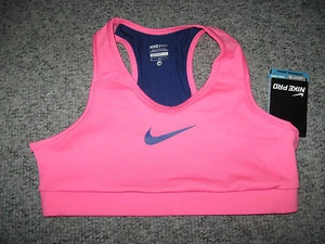 Nike Girl's DRIFIT Sport/Athletic Bra, 88% Polyester 12% Spandex, MSRP-$30.00 - Picture 1 of 10