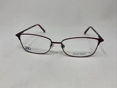 GAFAS ELLEN TRACY GALWAY ROJO CAOBA 54/16/135 BORGOÑA FLEX BISAGRA JB07 Foto 1 de 4