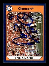 DAVID TREADWELL SIGNED 1990 COLLEGIATE COLLECTION CLEMSON TIGERS #36 AUTO
