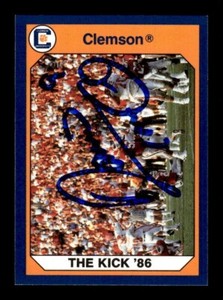 DAVID TREADWELL SIGNED 1990 COLLEGIATE COLLECTION CLEMSON TIGERS #36 AUTO