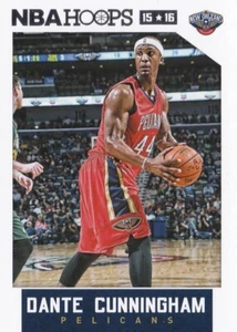 2015-16 Panini Hoops DANTE CUNNINGHAM #257 Base New Orleans Pelicans NBA - Picture 1 of 2